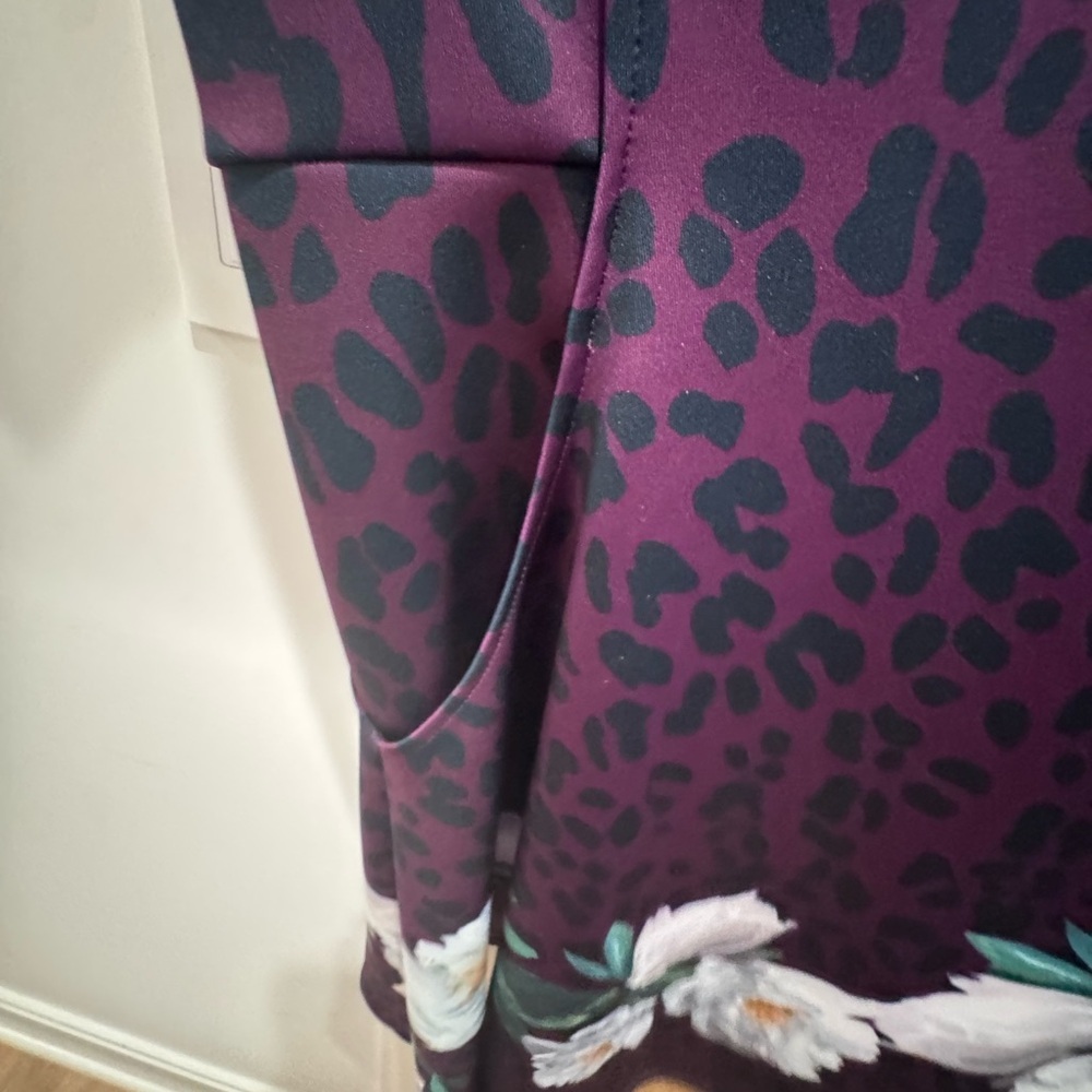Ted Baker Purple Floral Women’s Dress NEVER WORN - Picture 5 of 12